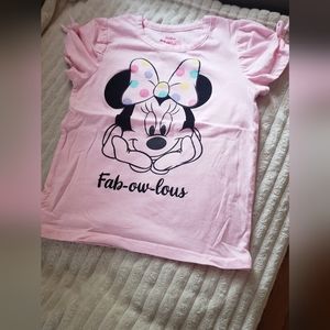Disney Junior pink size 5 little girls tshirt